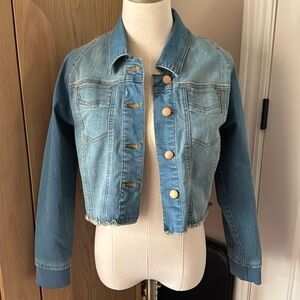 NWT Universal Thread Cropped Denim Jacket